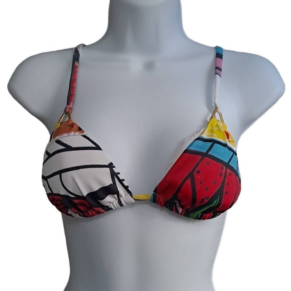 Swiminista x James Peter Henry Sexy Bikini Top Sydney Print Small